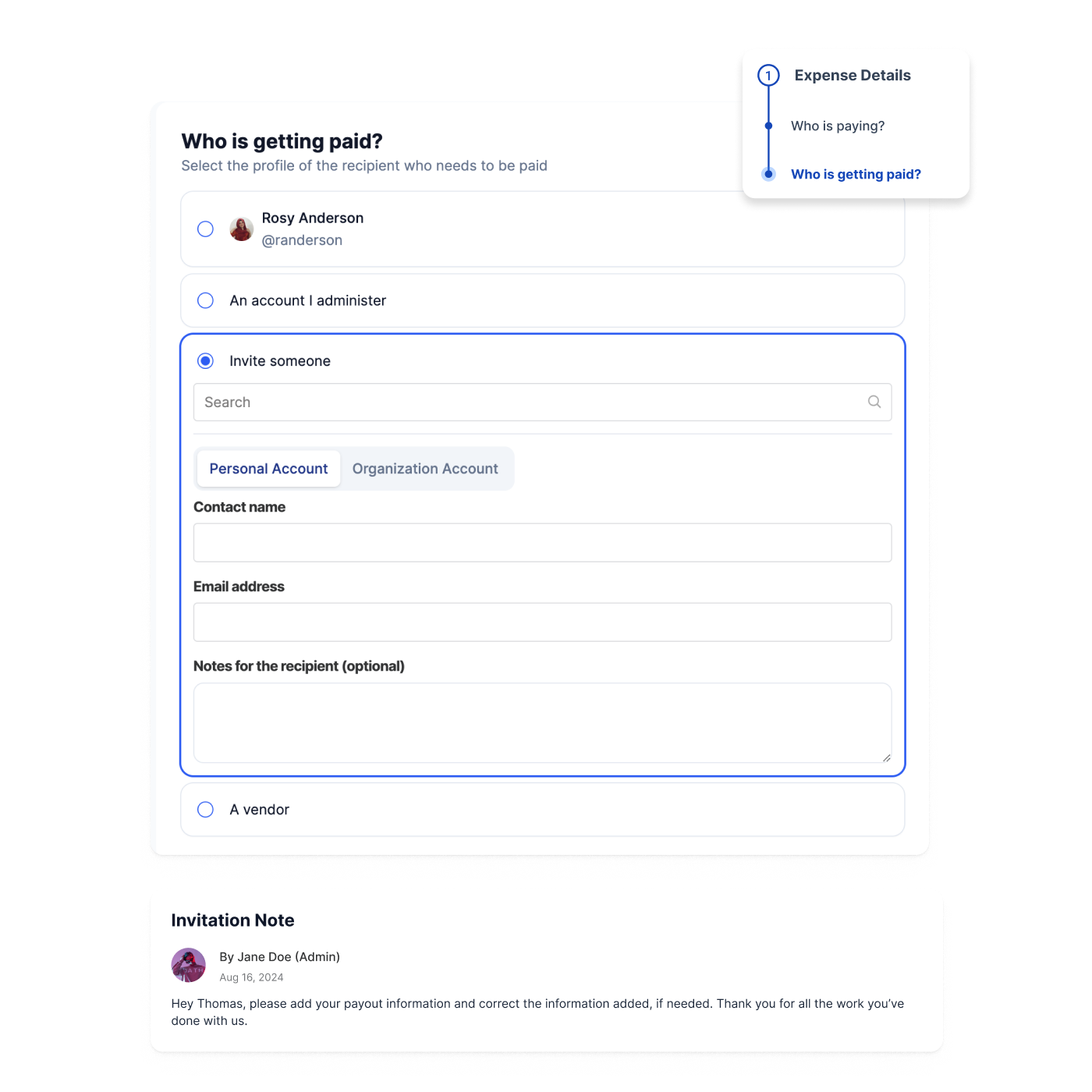 Invite people to get paid